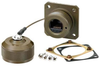 Ruggedized Flange Mount, Zinc-Nickel finish with Mounting Hardware and Dust Cap -- T5C00016