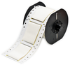 Brady Permasleeve B-345 White PVDF Thermal Transfer Die-Cut Thermal Transfer Printer Sleeve - 2 in Width - 1 1/2 in Height - 0.75 in Min Wire Dia to 1.4 in Max Wire Dia - Double-Side Printable - B33D- - 662820-96815 - R. S. Hughes Company, Inc.