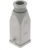 Plastic, Rectangular Hood, size 21.21, 2 Pegs, Top M20 cable entry - MK-V20 - Mencom Corporation