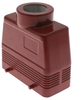 High-Temp, Rectangular Hood, size 77.27, 4 Pegs, Top PG21 cable entry - CAVR-16.21 - Mencom Corporation