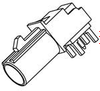 RF Connectors / Coaxial Connectors -- FA1-NZRP-PCB-8A