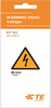 Label, Warning, 50Mm, Yel, Die-Cut Rohs Compliant Te Connectivity - 47AK7337 - Newark, An Avnet Company