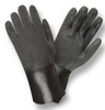 Black PVC Double Dip Supported Gloves (1 Dozen) -- 5112SJ - Image