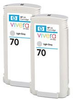 70 Ink Cartridge for Designjet Z2100/3100/3200 w/ Vivera Ink Twin Pack- Lt. Gray - CB342A - LexJet Corporation