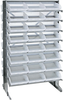 2 Side Sloped Rack, 16Shelves, 48Bin/clr; Shelving Unit Type Quantum Storage - 42AC5617 - Newark, An Avnet Company
