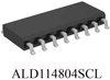 Quad/Dual N-Channel Depletion Mode MOSFET Array/Pair -- ALD114804SCL - Image