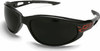 Edge Dakura Safety Glasses with Black Flames Frame and Smoke - SW116F - Safety Glasses USA