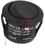 Switch, Rocker, Round, Non-Illuminated,10 Amps, Black Actuator, No Imprinting - 70131775 - Allied Electronics, Inc.