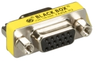 HD15 Gender Changer, EMI/RFI Shielded, Female/Female - FA454-R2 - Visual Sound, Inc.