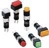 A3D Lighted Pushbutton Switch (Cylindrical 8-dia.) -- A3DA-90A1-00EG - Image