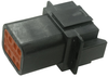 Receptacle, Dt, Thin Wall, 8 Position, Pin; Product Range Deutsch Te Connectivity - 77R3076 - Newark, An Avnet Company