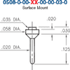 Surface Mount Pin -- 0508-0-00-15-00-00-03-0 - Image