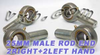 4 Male Rod End 25mm POS25 2 Right and 2 Left Hand - Kit7382 - NationSkander California Corporation