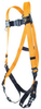 Miller Titan T4500A Yellow Universal Vest-Style Body Harness - Polyester Webbing - 612230-07725 - 612230-07725 - R. S. Hughes Company, Inc.