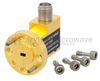 Zero Biased Waveguide Detector WR-10 to SMA Female and Negative Video Out from 75 GHz to 100 GHz W Band, UG-387/U Round Cover Flange - FMMT3000 - Fairview Microwave Inc.