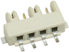 Connector, Hermaphroditic, 4 Position, 1Row; Mezzanine Connector Type Amphenol Communications Solutions - 90W1390 - Newark, An Avnet Company