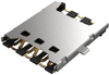 Connector, Nano Sim, 6Pos, Push-Pull Rohs Compliant Gct (Global Connector Technology) - 90AJ6725 - Newark, An Avnet Company