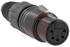 Connector; XLR Cable; 5; Metal; CuZn39Pb3; 7.5 A; 2.756 to 2.835; 0.75 in. - 70088545 - Allied Electronics, Inc.