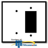 Leviton 2-Gang 1-Blank 1-Decora Device Combination.. - P1426 - TelephoneStuff.com