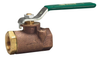 2-Piece, Standard Port, Bronze Ball Valve with Actuator Mounting Pads -- B6400