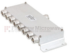 8 Way Power Divider 4.1/9.5 Mini DIN Interface to 2.7 GHz Rated at 30 Watts -- FMDV1039A
