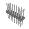Headers, Male Pins - 612-HTSW-108-16-T-D-ND - DigiKey