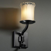 GLA-8781-16-WTFR-MBLK Sconces-Single Glass - 670993 - Capital Lighting, Inc.