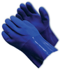 PIP Xtratuff 58-8655 Blue Medium PVC Supported Chemical-Resistant Gloves - Rough Finish - 10 in Length - 616314-06814 - 616314-06814 - R. S. Hughes Company, Inc.