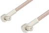 MCX Plug Right Angle to MCX Plug Right Angle Cable 72 Inch Length Using RG316 Coax - PE3306-72 - Pasternack