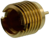 Smp Straight Jack, Round Post, Bulkhead Mount, Smooth Bore, 50 Ohm Rohs Compliant Amphenol Rf - 99AC1738 - Newark, An Avnet Company
