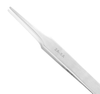 Excelta Three Star Utility Tweezers 2A-SA - Stainless Steel Straight Tapered Flat Point Tip - 0.06 in Tip Width - 4 3/4 in Length - 0.01 in Thick - EXCELTA 2A-SA - R. S. Hughes Company, Inc.