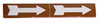 Brady B-946 White on Brown Vinyl Self-Adhesive Pipe Marker - 4 in Height - 12 in Length - 109931 - 754473-68168 - R. S. Hughes Company, Inc.