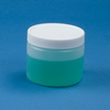 Straight Sided White or Natural Jars with Caps - 66286 - U.S. Plastic Corporation