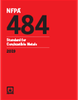 NFPA 484, Standard for Combustible Metals