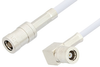 SMB Plug to SMB Plug Right Angle Cable 36 Inch Length Using RG188-DS Coax, RoHS - PE33143LF-36 - Pasternack
