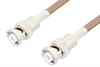 MHV Male to MHV Male Cable 12 Inch Length Using RG400 Coax, RoHS - PE34425LF-12 - Pasternack