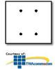 Leviton Residential Grade Standard Size 2-Gang Blank Plate.. - 88034 - TelephoneStuff.com