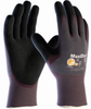 PIP ATG 56-424 Black/Purple Small Lycra/Nylon Work & General Purpose Gloves - EN 388 1 Cut Resistance - Nitrile Palm & Fingers Coating - 9.8 in Length - 616314-11703 - 616314-11703 - R. S. Hughes Company, Inc.