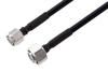 2.2-5 Male to 4.3-10 Male Low PIM Cable 100 CM Length Using 1/4 inch Superflexible Coax - PE3C8050-100CM - Pasternack