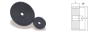 KHK SSAY0.8-28/K6, Module 0.8, 28 Tooth, Carbon Steel Thin Face Hubless Gears -- ssay0-8-28-k6 - Image