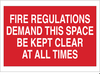 Fire Sign - 85279 - Brady Corporation