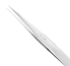 Excelta Three Star Utility Tweezers 3-SA - Stainless Steel Straight Very Fine Point Tip - 0.01 in Tip Width - 4 3/4 in Length - 0.01 in Thick - EXCELTA 3-SA - R. S. Hughes Company, Inc.