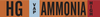 Brady B-946 Orange Pressure Sensitive Vinyl Pipe Marker - Printed Msg = HG VAP Ammonia High with Right Arrow - 145877 - 754473-54665 - R. S. Hughes Company, Inc.