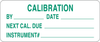 Brady B-744 Black on White Polyester Inspection Label - 1 1/2 in Width - 5/8 in Height - Printed Text = BY, DATE - 42211 - 754476-42211 - R. S. Hughes Company, Inc.