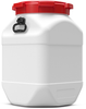 66 Liter Square Plastic Drum -- 7466 - Image