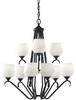Mid. Chandeliers-Glass Up - 370862 - Capital Lighting, Inc.