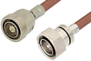 7/16 DIN Male to 7/16 DIN Female Cable 24 Inch Length Using RG393 Coax -- PE37450-24 - Image