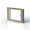 In-Wall Cavity Rack Cabinet 8U Cream; Rack U Height Penn Elcom - 31AC4006 - Newark, An Avnet Company