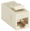 CAT5e Keystone Coupler, Straight-Pinned, Unshielded, Beige, 10-Pack -- FM591-10PAK