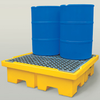 Four Drum Pallet - SP1003HA - Plastic-Mart